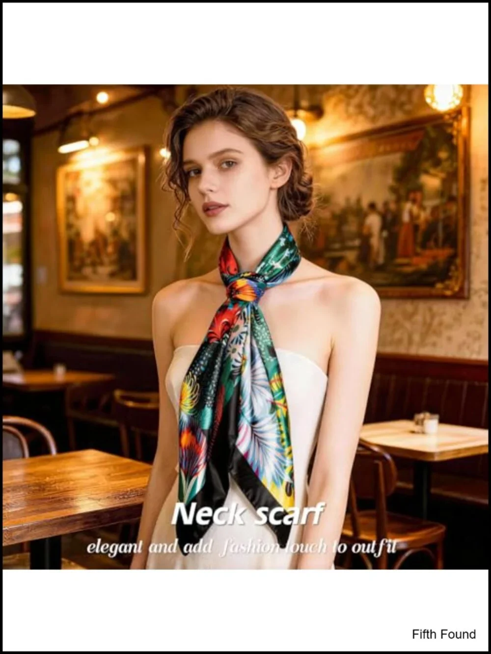 4 Pack Satin Head Scarves for Women - Silk Bandana Neck Scarf Hair Wrap Shawl